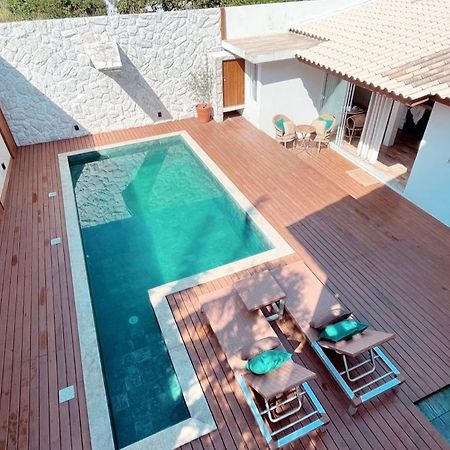 Casa Com Piscina Em Frente A Praia Do Santinho Флорианополис Экстерьер фото