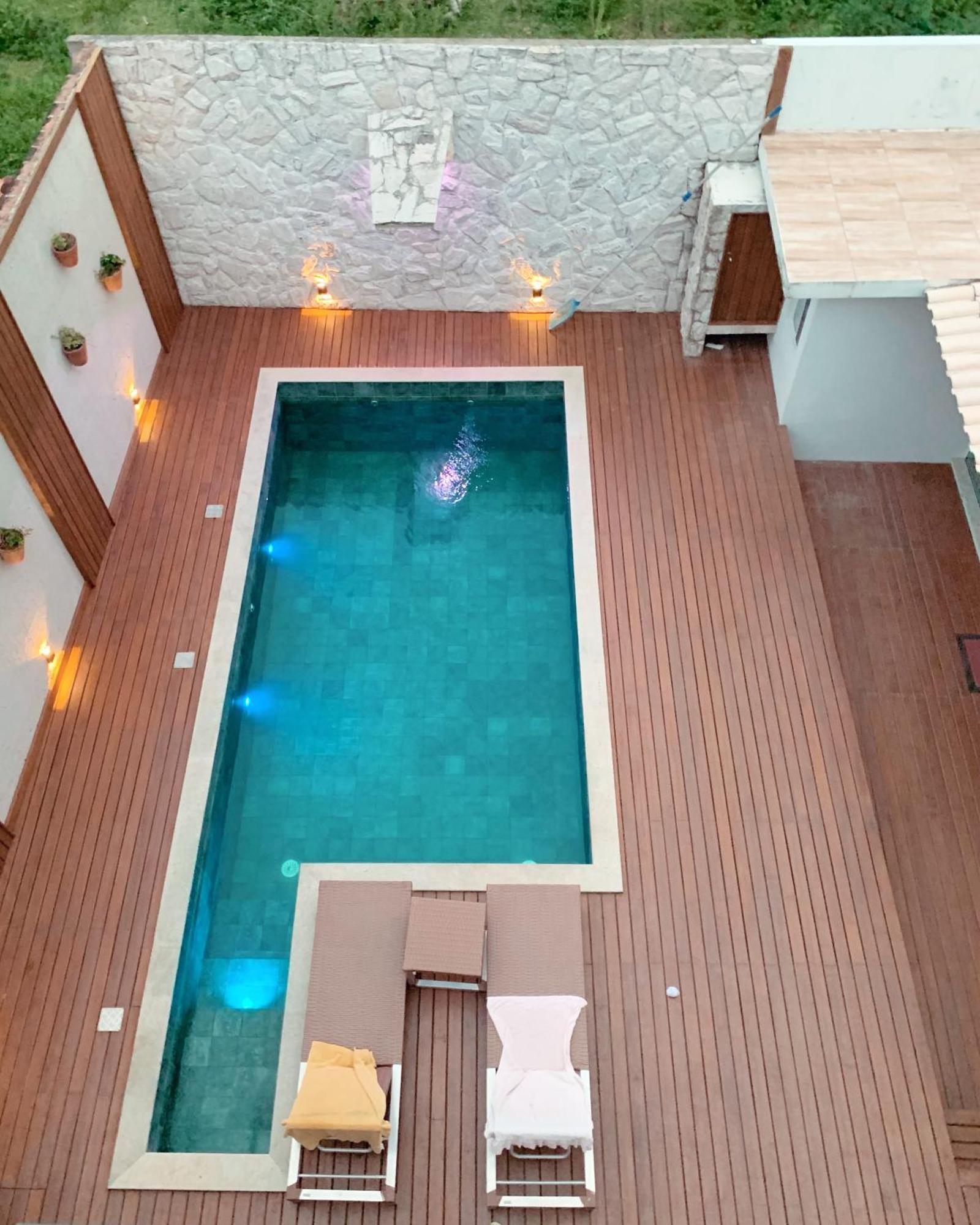 Casa Com Piscina Em Frente A Praia Do Santinho Флорианополис Экстерьер фото